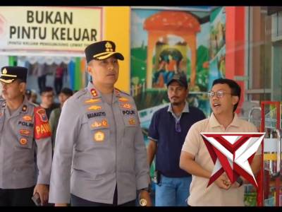 Jamin Libur Aman, Kapolres Kediri Tinjau Langsung Sejumlah Objek Wisata