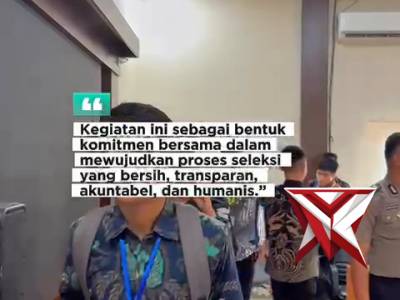 Zoom meeting pakta integritas pembukaan tes akpol,bintara,tamtama tahun 2026 - PoliceTube