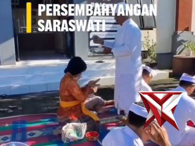 Dalam rangka merayakan hari turunnya ilmu pengetahuan, jajaran personel Polsek Tabanan melaksanakan