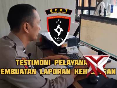 TESTIMONI PELAYANAN PEMBUATAN LAPORAN KEHILANGAN DI SPKT POLRES OKU TIMUR