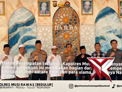 Silaturahmi untuk mempererat ukhuwah ??

Pada Minggu, 29 Maret 2026 sekira pukul 13.00 WIB, Kapolre