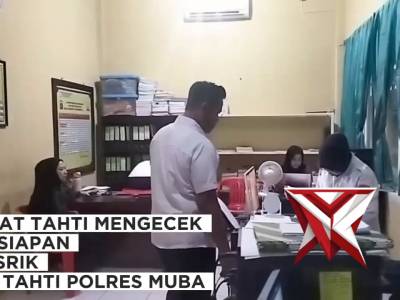 Kasat tahti lakukan cek persiapan giat wasrik