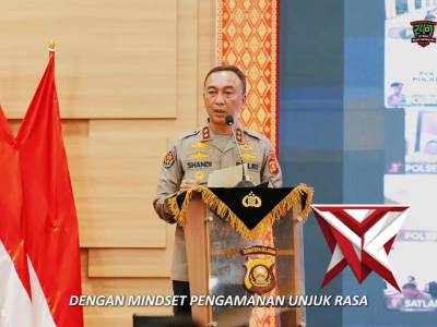 Irjen Pol. Dr. Sandi Nugroho, S.I.K., S.H., M.Hum. menegaskan perubahan paradigma personel Polri