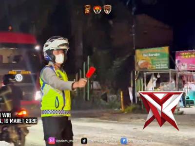 Kapolres Muba Lakukan Pengecekan Jalan Lintas Timur KM 150