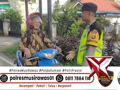 Himbauan Kamtibmas Polsek Purwodadi Polres Musi Rawas