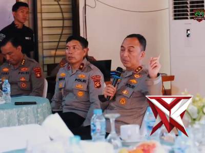 Kapolda Sumatera Selatan IJP. Dr. Sandi Nugroho, S.I.K., S.H., M.Hum.memimpin evaluasi penguatan SDM