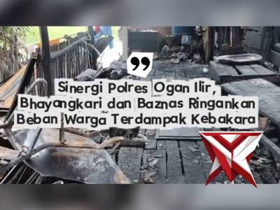 Wujud kepedulian nyata ditunjukkan melalui sinergi antara Polres Ogan Ilir, Bhayangkari, dan Baznas