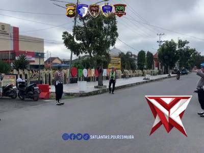 Giat strong point sat lantas muba - PoliceTube