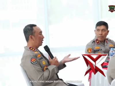Kapolda Sumatera Selatan Irjen Pol. Dr. Sandi Nugroho memberikan penegasan dalam agenda Coffee Morni - PoliceTube