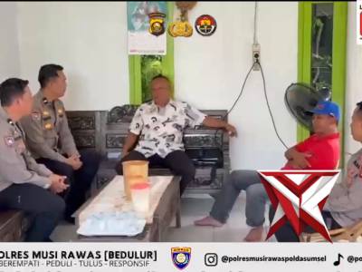 Kapolda Sumsel IJP DR. SANDI NUGROHO-Kapolres Musi Rawas-Sat Binmas Jalin Silahturahmi dengan