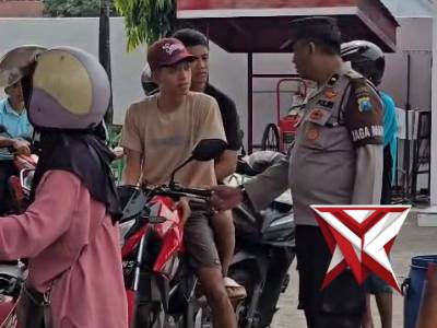 Polsek Barat tingkatkan patroli di SPBU guna mencegah antrian panjang pembelian BBM serta antisipasi