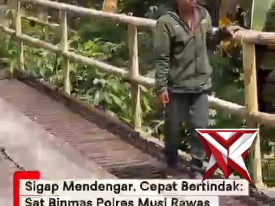 Sat Binmas Polres Musi Rawas melaksanakan kegiatan sambang di Desa Dwijaya, Kecamatan Tugu Mulyo