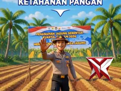 Program ketahanan pangan nasional polres Musi Rawas