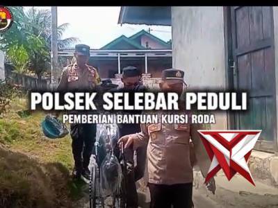 &rdquo;Warga Sumur Dewa Terima Kursi Roda dari Kapolresta Bengkulu&rdquo;*