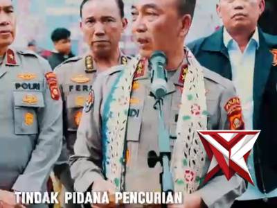 Penyerahan Barang Bukti Kendaraan Bermotor Tindak Kejahatan Kepada Pemiliknya Oleh Kapolda Sumsel