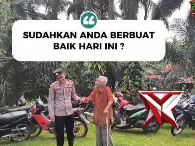 Wujud Empati, Polres Musi Rawas Sigap Bantu Lansia Jalankan Ibadah dengan Nyaman