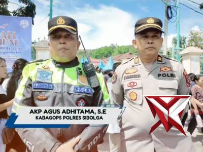 Polres Sibolga Hadir Amankan Paskah Oikumene, Wujudkan Situasi Aman dan Kondusif