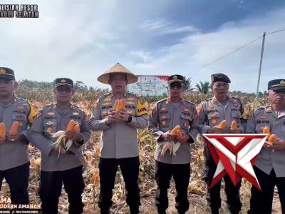 PANEN RAYA JAGUNG SERENTAK KUARTAL 1 2026 POLRES BENGKULU SELATAN