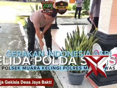 ?Dukung Program "Belida" Kapolda Sumsel, Polres Mura Gelar Aksi Kurve di Gereja Gekisia Jaya Bhakti
