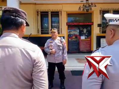 Polsek Simokerto Laksanakan Pemantauan SPBU Wilayah Simokerto