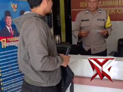 Pengambilan motor yang di titipkan di polsek cimenyan ?, selama libur idul fitri 1147 H