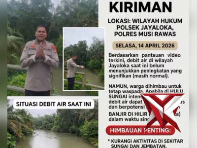 Saat hujan deras di hulu sungai berpotensi menyebabkan banjir atau kenaikan air di hilir.