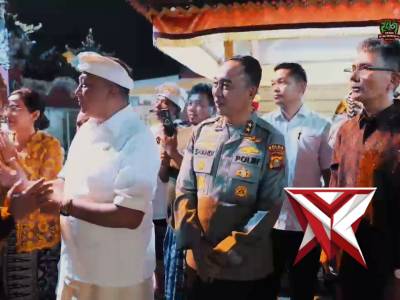 Kapolda Sumatera Selatan Irjen Pol. Dr. Sandi Nugroho menghadiri perayaan Dharma Santi Hari Suci Nye