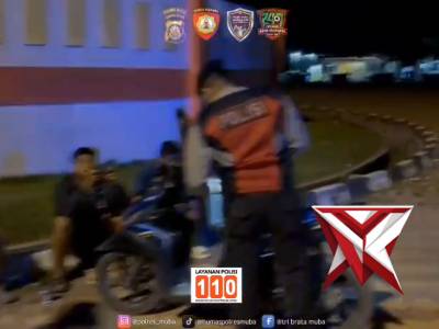 PATROLI ANGGOTA SAT SAMAPTA ANTISIPASI KENAKALAN PARA REMAJA. SM11