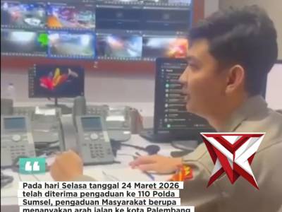 Respon cepat pelayanan 110 Polda Sumsel