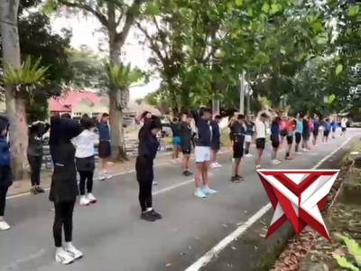 Kapolres OKU Selatan Berlari Bersama Casis Polri Ta. 2026