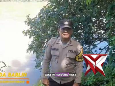 Giat pengecekan debit air d wilkum polsek BP Peliung - PoliceTube