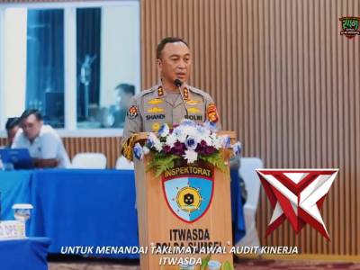 16.Kapolda Sumsel membuka taklimat awal pelatihan personil