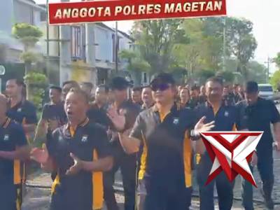 Jumat Bugar, Kapolres Magetan Ajak Personel olah raga bersama Perkuat Kebugaran dan Soliditas

Maget