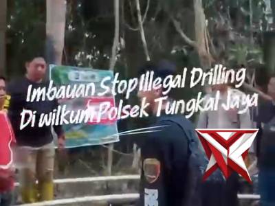 22 imbauan stop ilegal driling di wilkum polsek tungkal jaya