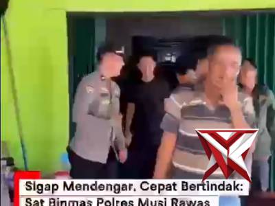 Kapolda Sumsel IJP DR. Sandi N-Kapolres Musi Rawas-Laks Prog Kapolda