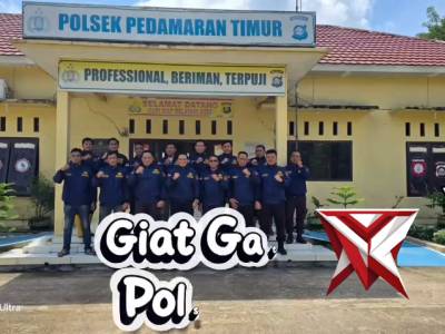 Giat strong poin anggota Polsek Pedamaran timur
