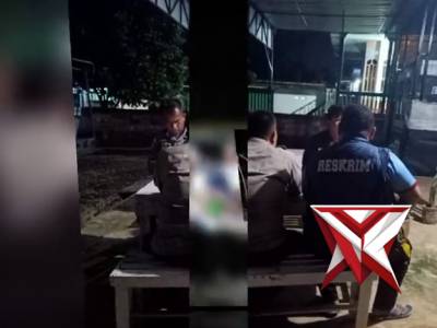 Kanit Binmas dan Bhabin Polsek Jejawi Cek Poskamling di Desa Jejawi & Desa Karang Agung, Jejawi OKI