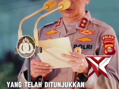 Penghargaan kepada personil Polda Sumsel