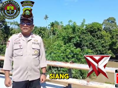 GIAT PENGECEKAN DEBIT AIR POLSEK BP PELIUNG