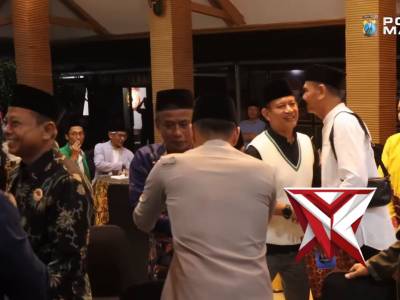 Halal Bihalal Kapolres Madiun dengan Tokoh Agama dan Tokoh Perguruan Silat Kabupaten Madiun