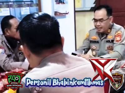 Aneh kapolsek Lais kepada para Bhabinkamtibmas