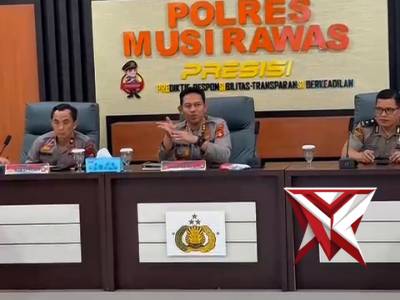 Kapolda IJP Sandi Nugroho Kapolres Musi Rawas Hadiri Rakernis Gabungan Empat Satker Secara Virtual