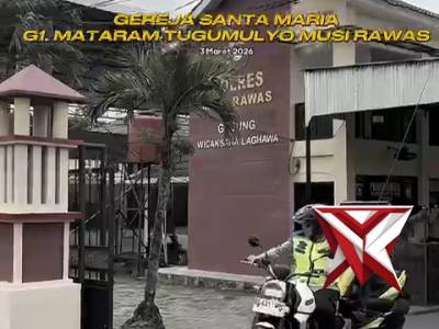 Cek Kesiapan Jumat Agung, Kapolres Mura Sambangi Gereja Santa Maria G1 Mataram - PoliceTube