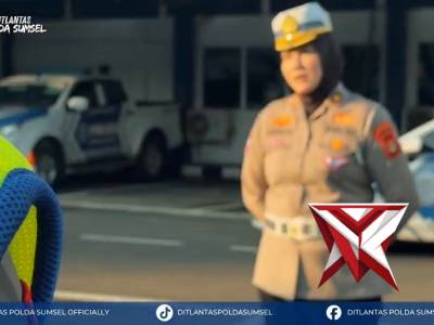 kegiatan Polwan presisi Ditlantas Polda Sumsel