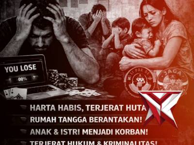 Himbauan bahaya judi online