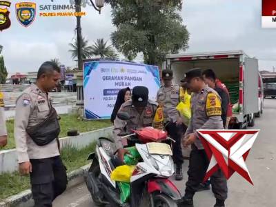 Tekan Inflasi, Polres Muara Enim Hadirkan Pangan Murah di Pasar Tanjung Enim


MUARA ENIM &mdash; Dalam up