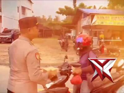 Polantas Berbagi Satlantas Polres Melawi
