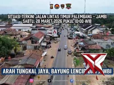Situasi terkini Jalan Lintas Timur Palembang-Jambi