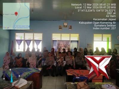 Di Sambut hangat oleh keluarga Besar SMPN.4 Jejawi OKI