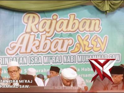 Kapolres Sumedang menghadiri kegiatan Peringatan Akbar Isra Mi&rsquo;raj - PoliceTube